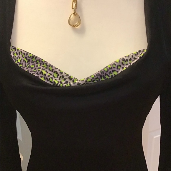 JUST CAVALLI Party/Cocktail Black Dress Size M - Picture 3 of 6